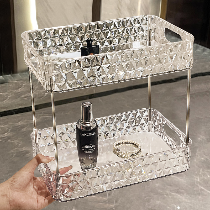 收纳盒置物架钻石纹轻奢高颜值