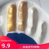 Детские отпечатки рук и ног, детская чернильная подушечка, хваталка для младенца для новорожденных, золотая модель рук из жемчуга