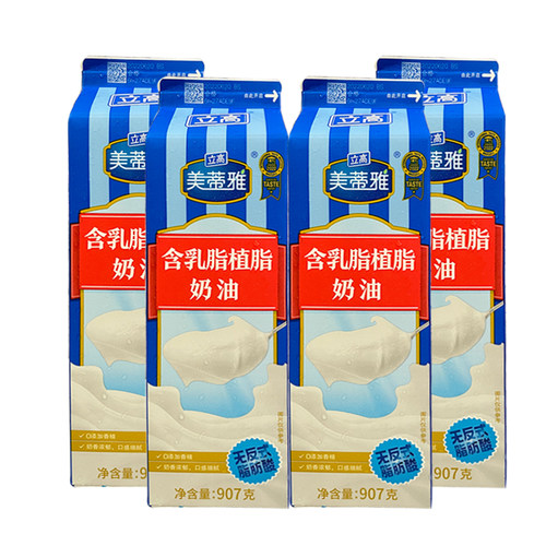 立高美蒂雅乳脂奶油含糖4瓶