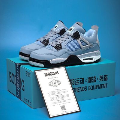 莆田纯原aj4电母男鞋2025新款白水泥高帮aj3篮球鞋运动休闲板鞋女