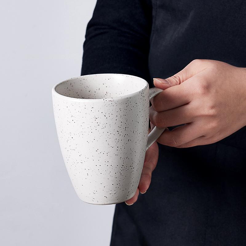 陶瓷ins泼墨风情侣马克杯家用