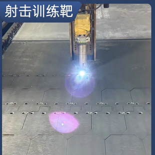防弹钢板激光切割 训练场射击靶 AR500耐磨板 出口钢靶 加工喷塑