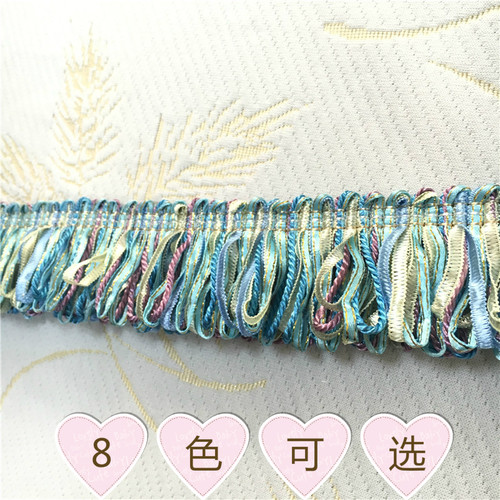 diy毛边沙发排须流苏抱枕坐垫