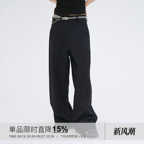 CLAMISGOLD长裤宽松百搭阔腿裤