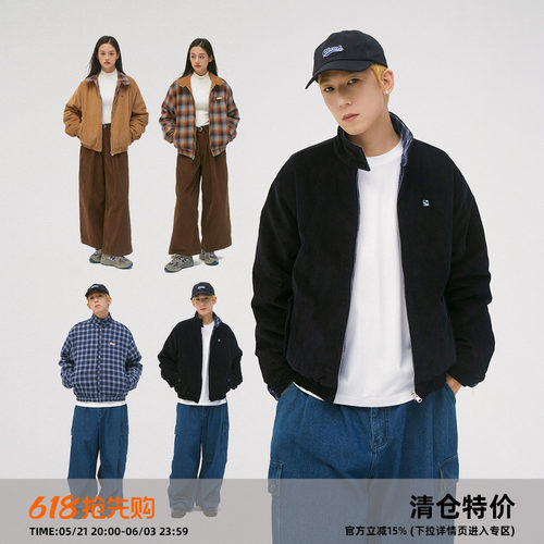 Clamisgold加厚冬季两面穿棉衣