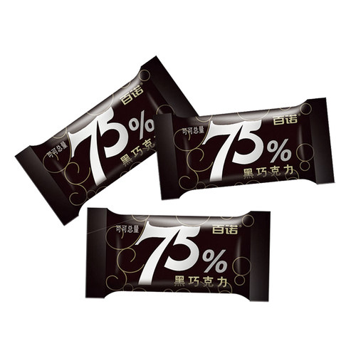上海百诺纯脂75%黑巧克力散称1斤