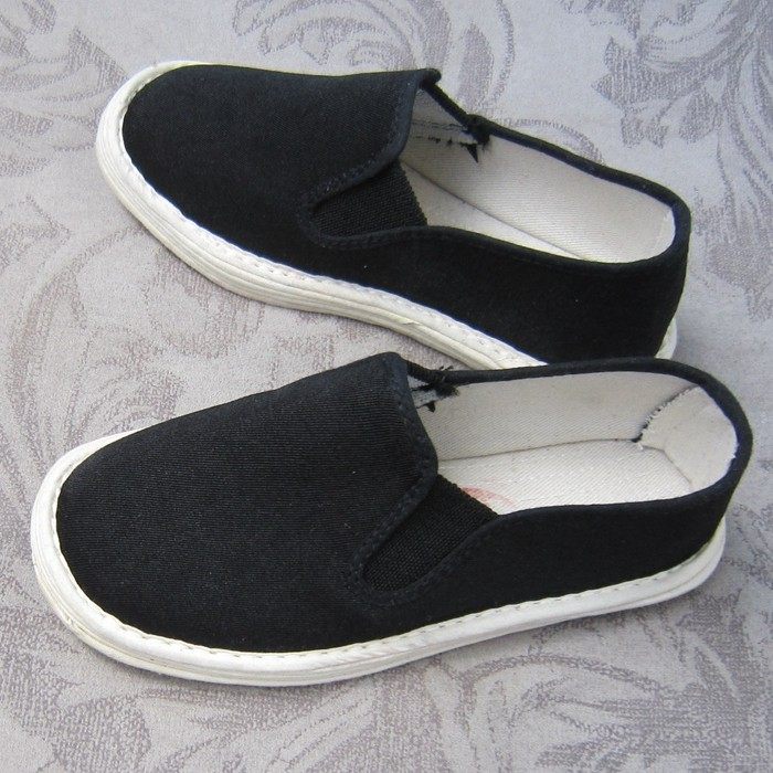 包邮千层底布鞋男女工作休闲老布鞋爸爸布底春夏黑色灯芯条绒布鞋