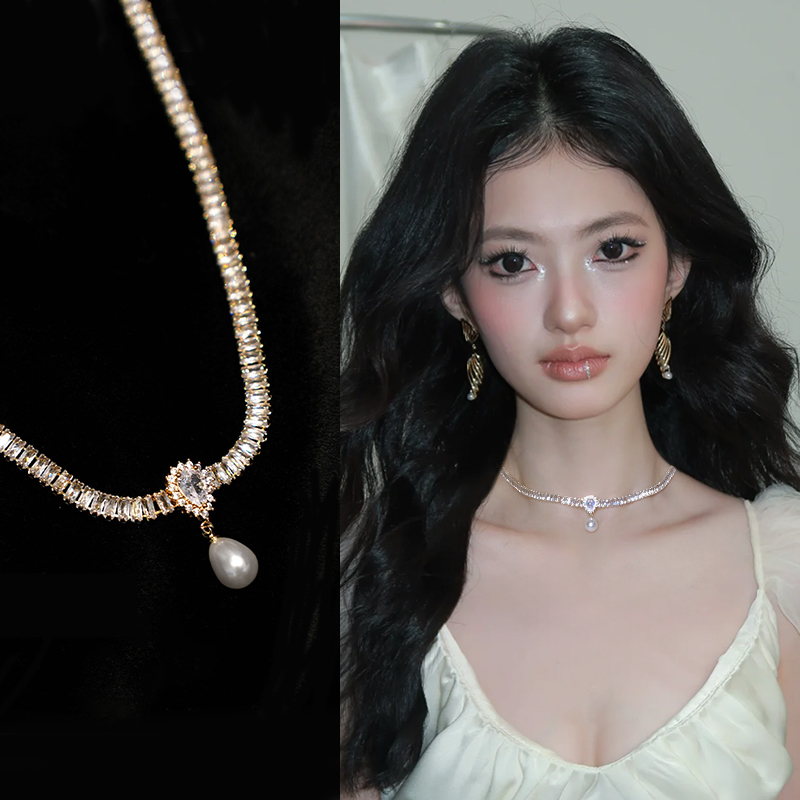 独特法式复古珍珠款项链