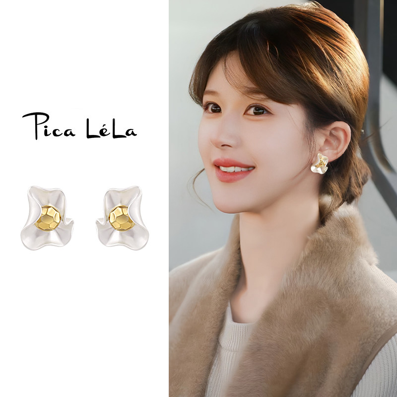 小众花朵耳环女轻奢高级感气质大气耳钉时尚复古2025新款爆款耳饰,饰品/流行首饰/时尚饰品新,耳环,淘宝优惠券,粉丝福利购,淘宝优惠卷