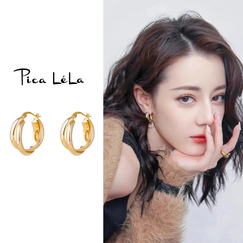 轻奢金属耳环耳坠2025年新款潮耳钉简约冷淡风复古时尚欧美感耳饰,饰品/流行首饰/时尚饰品新,耳环,淘宝优惠券,粉丝福利购,淘宝优惠卷