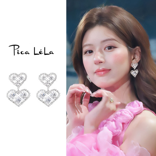 轻奢爱心耳夹无耳洞气质