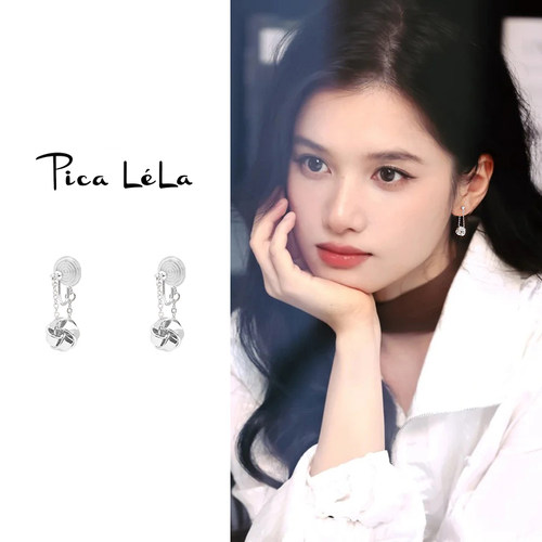 流苏蚊香盘耳夹无耳洞耳环