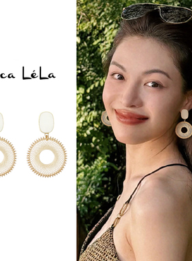 法式度假风螺旋耳夹女独特设计精致高级感无耳洞耳环简约复古耳饰