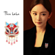 国风红色醒狮胸针女设计感小众可爱胸花别针高端精致时尚 国潮配饰