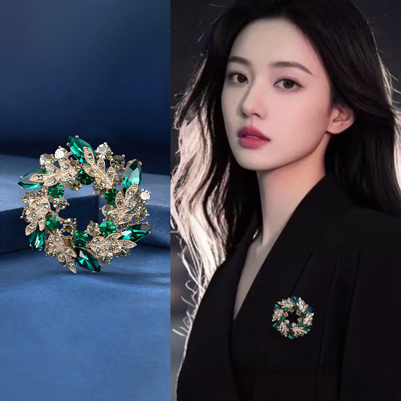 镂空紫荆花胸针高档女款