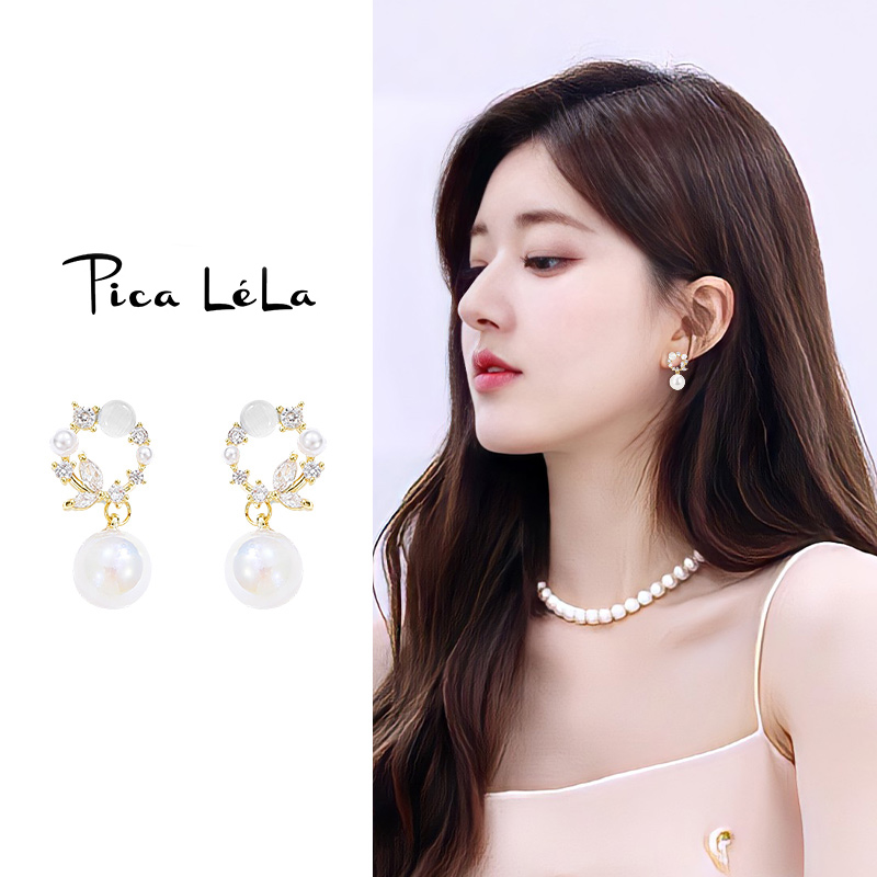 法式珍珠款耳夹无耳洞