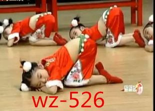 小荷风采舞蹈妞妞看戏演出服红色喜庆妞姥姥门前唱大戏舞蹈演出服