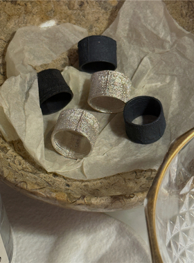 质感做旧德国戒指925纯银暗黑