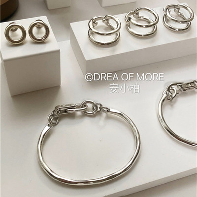 安小柏通体S925纯银手工手镯德国