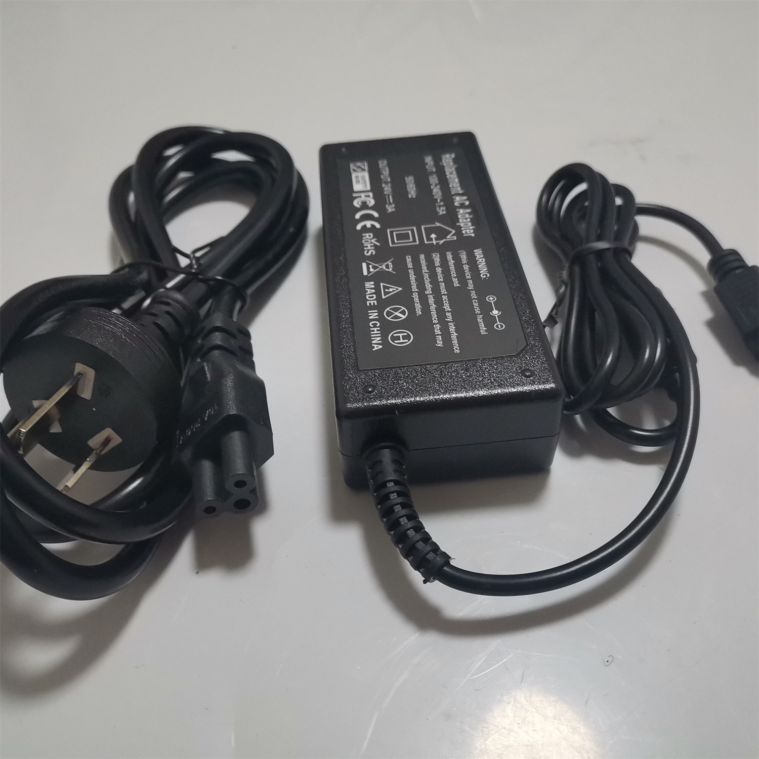 佳博GP-2425A GP-L80160I 打印机电源适配器 24V三针插头充电器线