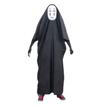 万圣节表演服装动漫成人儿童服装无脸男千与千寻cosplay服装