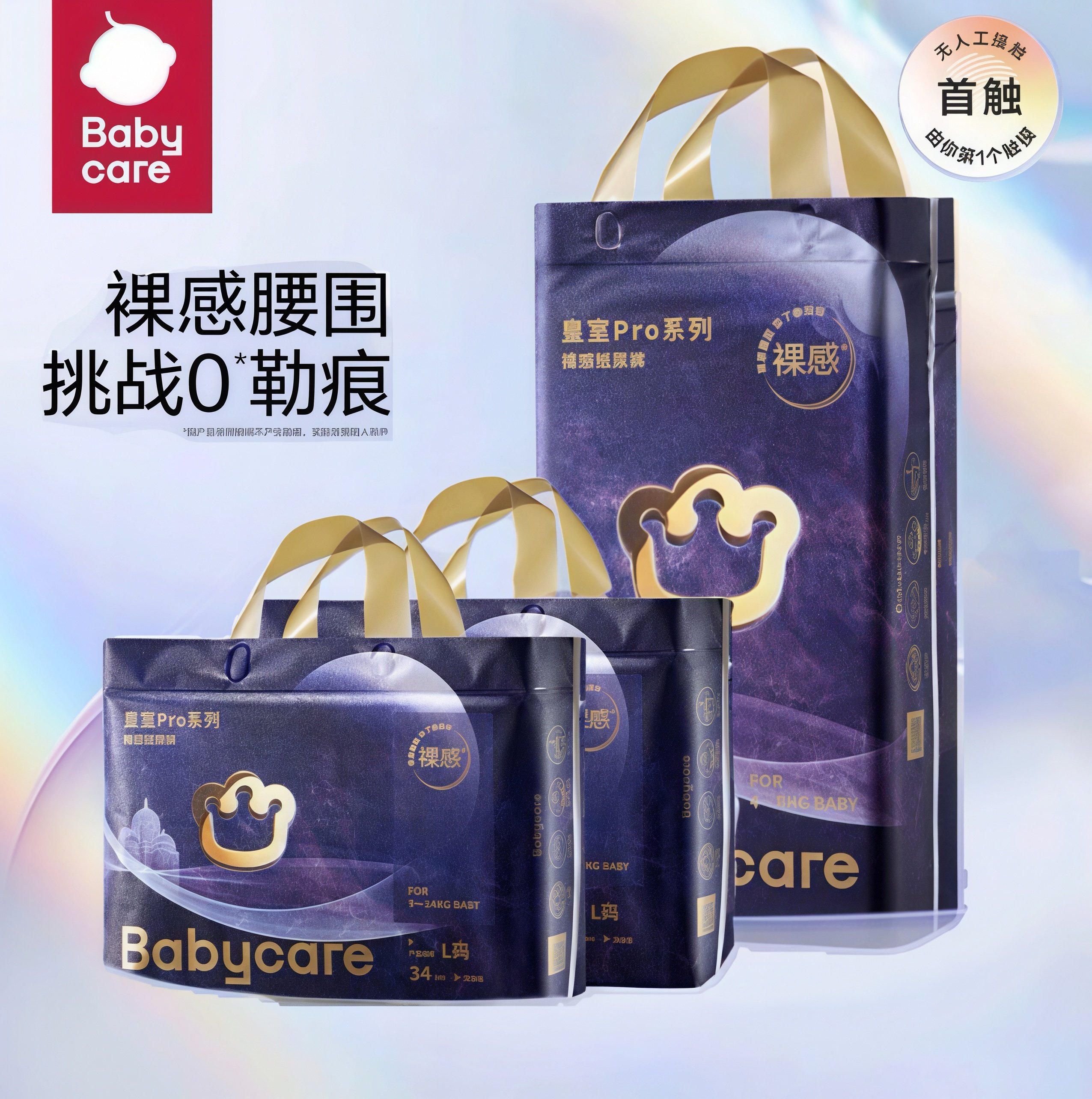 babycare皇室pro裸感纸尿裤超薄