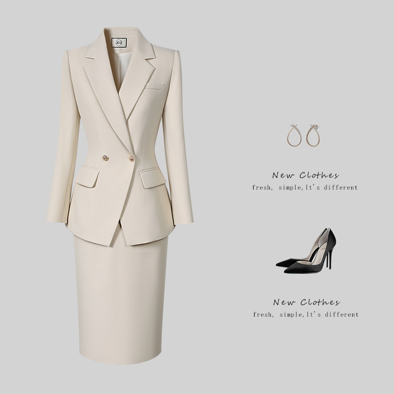 高级感职业女裙西装套装春秋气质修身干练职场上班工作服通勤工装