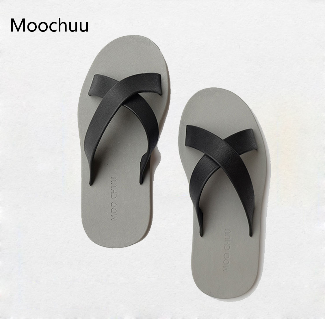 moochuu旅游度假夏季耐磨沙滩鞋