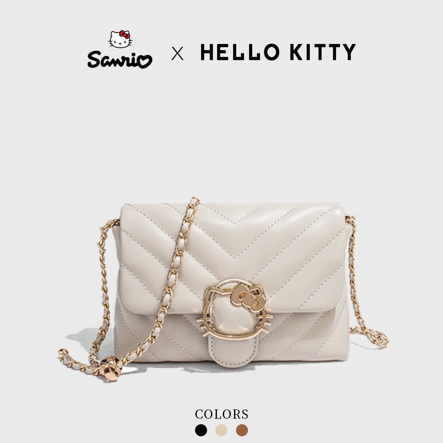 HELLO KITTY/凯蒂猫 One-shoulder bag, official product, chain bag