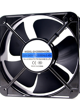 全新 GH20060HA2BL 20060 220V 交流轴流散热风扇机
