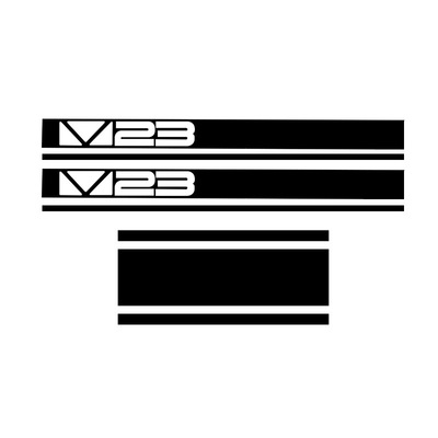 奇瑞ICAR V23车身车窗小书包机盖时尚运动贴纸拉花个性车赛搏朋克