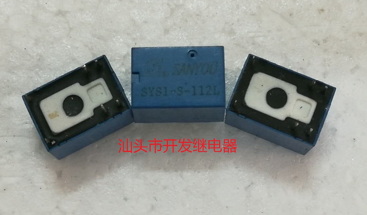 原装散装6脚位三友继电器 SYS1-S-112D 12VDC 现货继电器