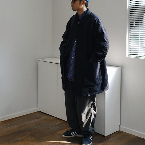 长绒棉boy风衣外套高密度