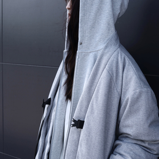 90绒羽绒结构设计道袍保暖外套 24AW Gnomes lab