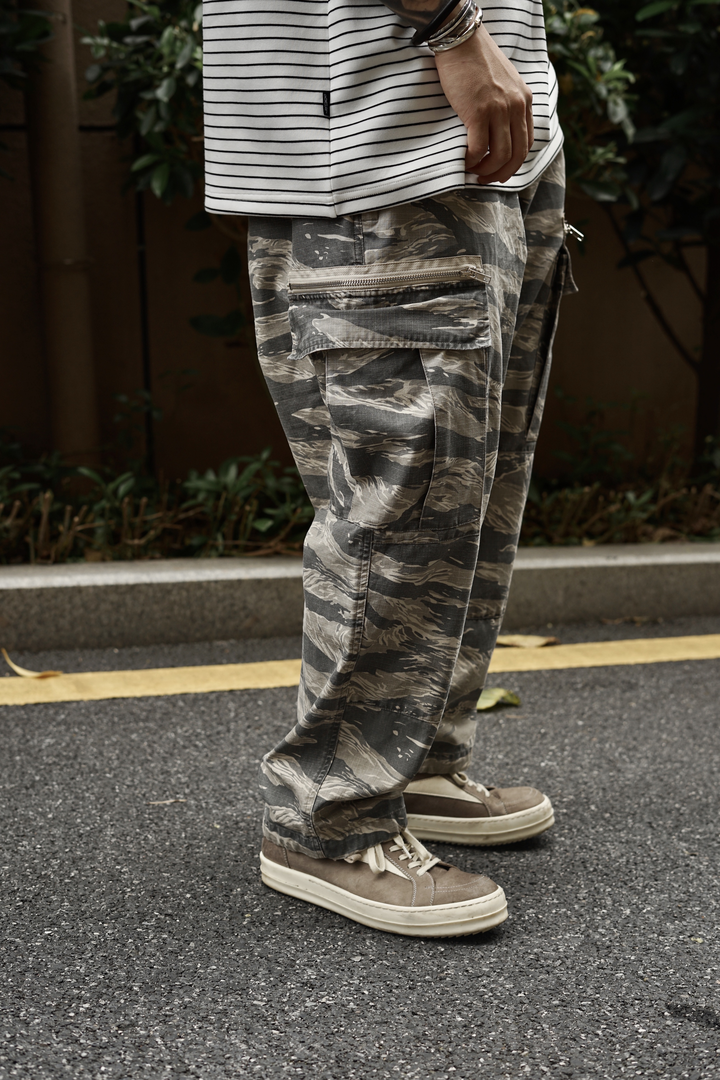 沙漠虎纹定织Gnomeslab24SS长裤