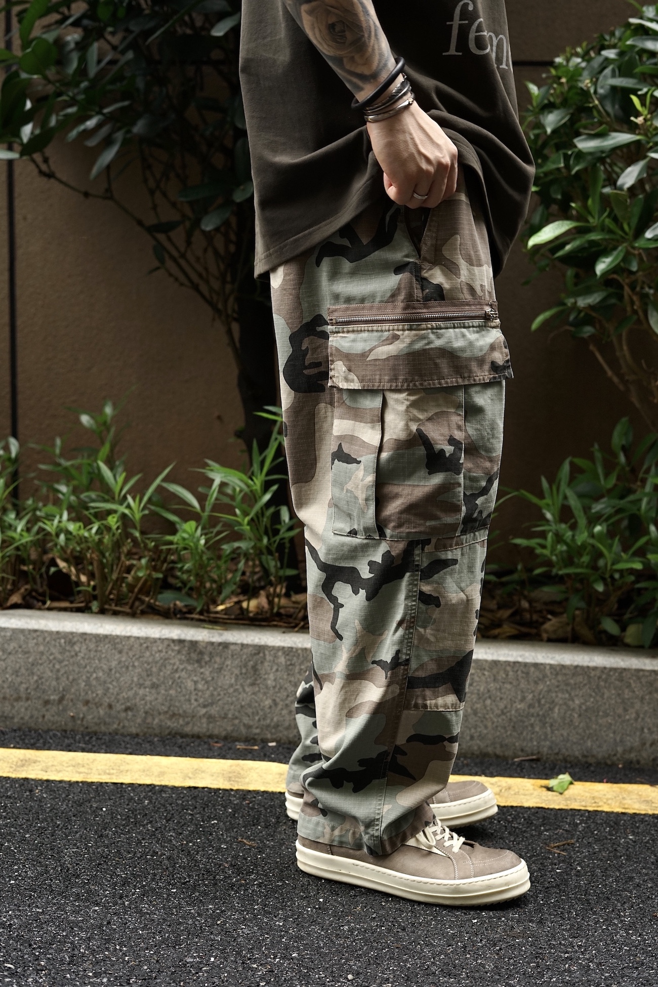 Gnomeslab24SS抽绳定织定印长裤