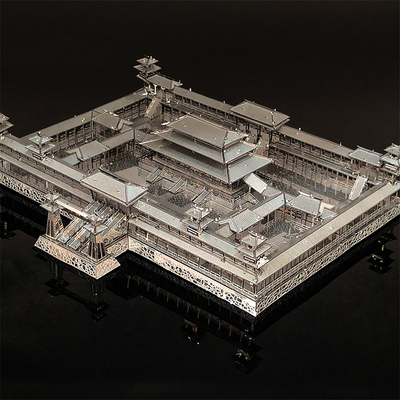 未央宫 3D立体金属建筑拼图DIY手工制作益智拼装模型玩具礼物摆件
