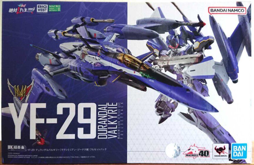 万代 dx超合金 yf-29 杜兰达尔·麦克斯机 新剧场版  日版