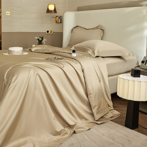 轻奢纯色140支匹马棉四件套