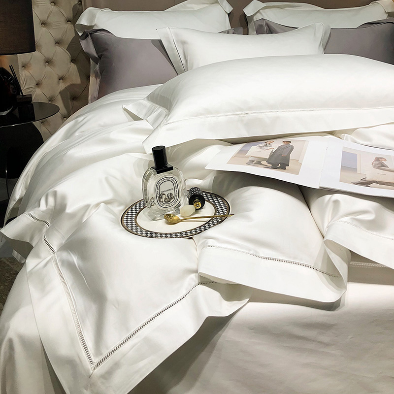 160支床单式四件套匹马棉酒店风