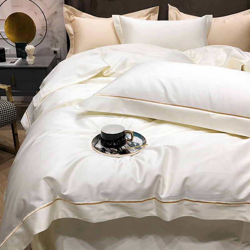 特价进口长绒棉简约风酒店四件套