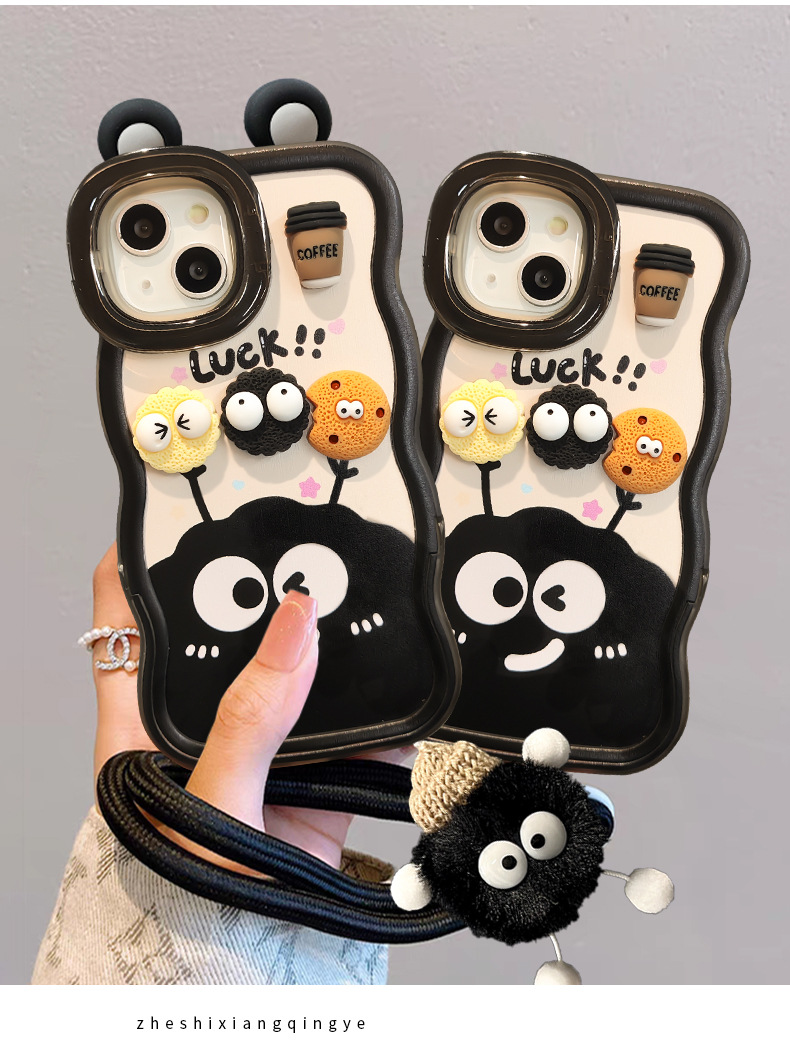 煤球立体公仔适用苹果17promax