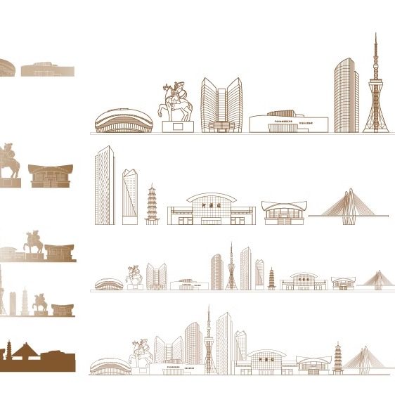 河源广东建筑插画手绘城市景点旅游剪影天际地标线条描稿设计素材,商务/设计服务,设计素材/源文件,淘宝优惠券,粉丝福利购,淘宝优惠卷
