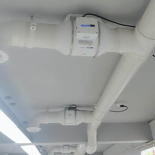 起帆管道通风机商用化妆室排风扇增压强力厨房抽烟通风机排气扇换