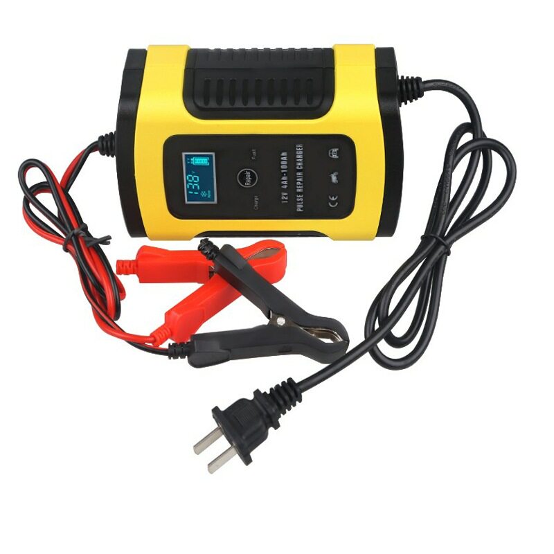 可定制Anhtczyx汽车电瓶充电器12V6A摩托车充电器蓄电池充电器欧