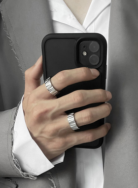 原创孤品戒指小众高级感嘻哈钛钢