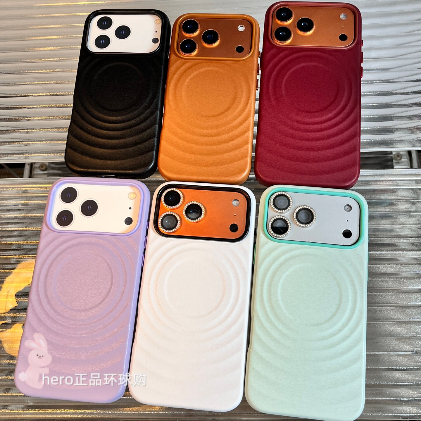 韩国代购适用苹果17ProMax手机壳iPhone17Pro高端保护套17波漾真皮全包防摔17pm2025新款时尚磁吸外壳男女