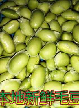 新鲜带客毛豆萍乡农家江西时令蔬菜生青毛豆现摘带壳500g豆角包邮