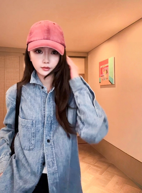 COCO ZONE 刘 一一 经典复古做旧棒球帽 CF2A0247
