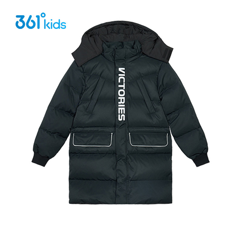 361童装男童中长羽绒服厚款防风冬季新款青少年外套K52442909